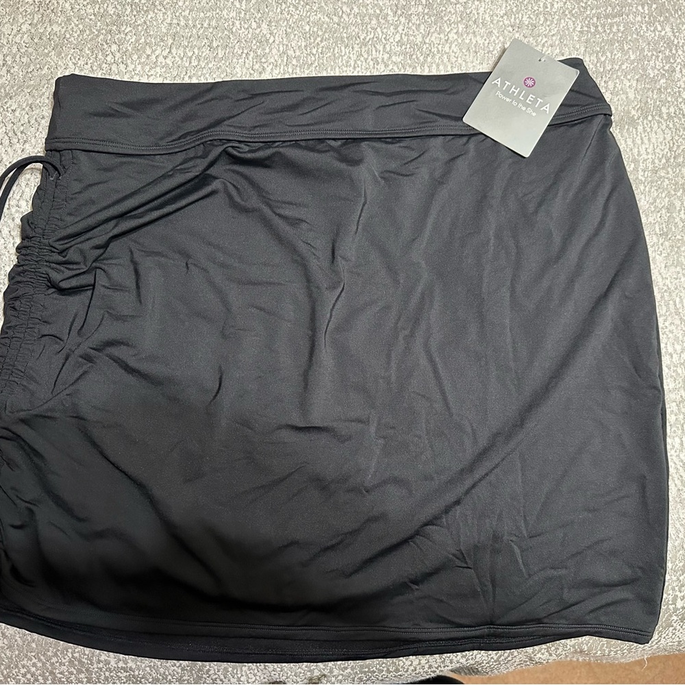 Athleta coverup black Skirt